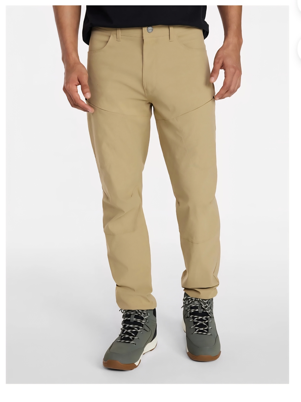 New Ozark Trail Pants Mens Size 36x32 Khaki Technical Hiking Camping Athletic